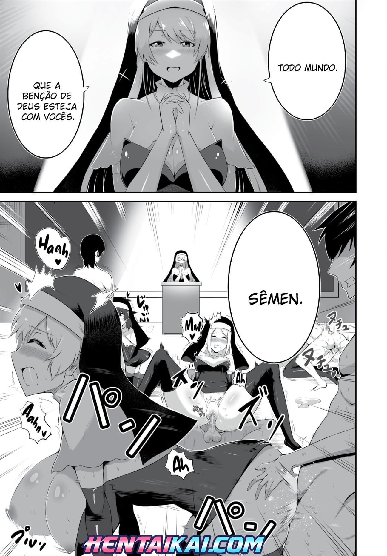 Orfanato das Piranhas: Ensaios com as Pirocas dos Garotos – Hentai HQ Brasileiro