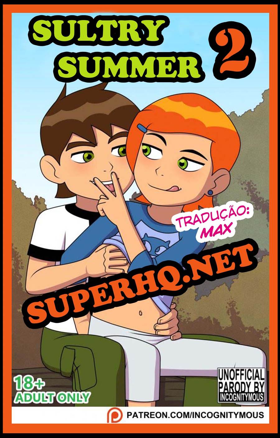 Ben 10: Verão Caliente VL.2 – Piranha da Gwen Sedenta por Incesto em HQ Brasileiro