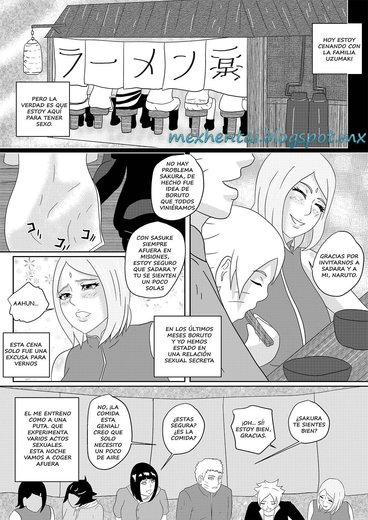 Boruto Comendo a Buceta da Piranha Sakura em HQ Brasileiro