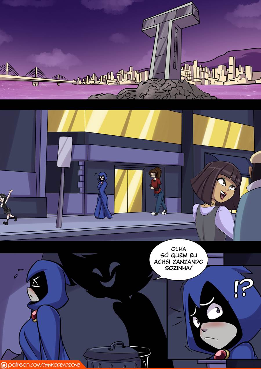 Jovens Piranhas Hentai: Ravena x Jinx – Boquete e Bucetinha em HQ Brasileiro