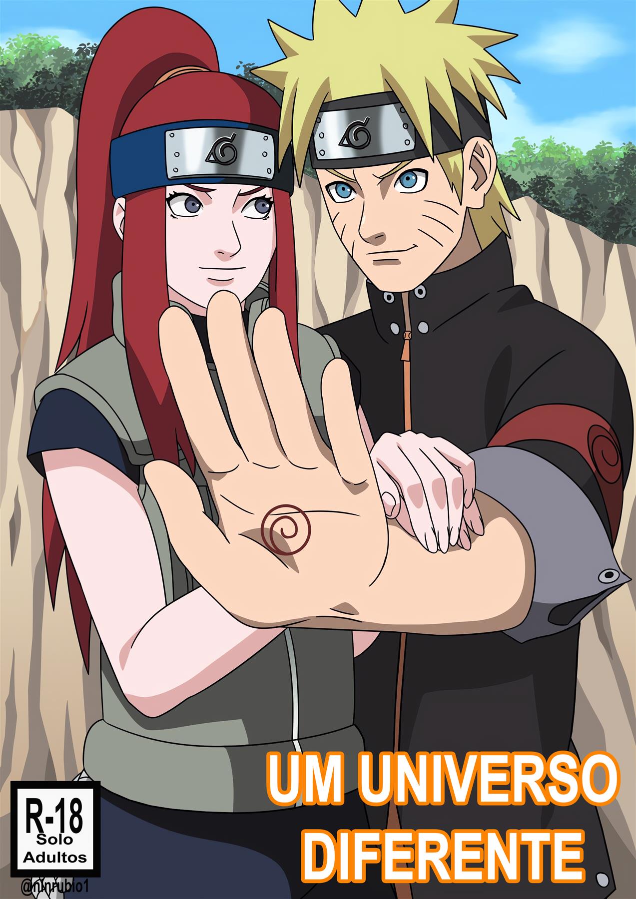 Naruto viaja para outro mundo e se depara com uma orgia piranha em Hentai HQ