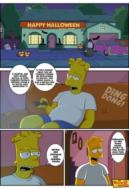 Bart, o Sacana das Coelhinhas do Bundão Gostoso – Simpsons Porno em HQ Brasileira