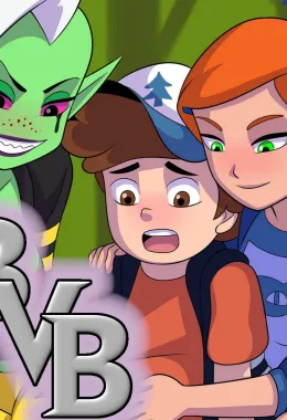 Ben 10 Hentai: Orgia com Piranhas da Buceta Molhada em HQ Brasileiro