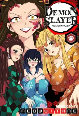 Demon Slayer: O Distrito da Luz Vermelha – Uzui se transforma em futa para a piranha Daki e precisa de uma piroca. Em HQ Brasileiro