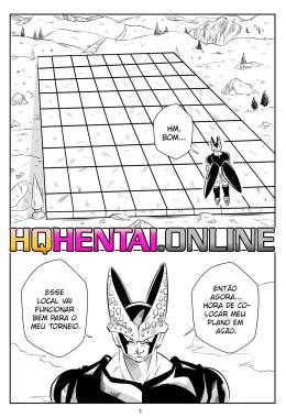 Dragon Ball Hentai: O Desafio de Cell – Ginástica, Peitos e Rolas na TV Nacional” em HQ Brasileiro