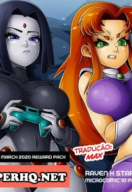 Jovens Titãs Hentai: Ravena x Estelar – A Disputa na Buceta Molhada em HQ Brasileiro
