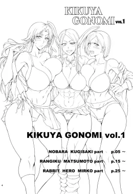 Kikuya Gonomi Vol.1 – Deliciosas piranhas Nobara, Rangiku e Rangiku em putaria! Em Hentai HQ Brasileiro