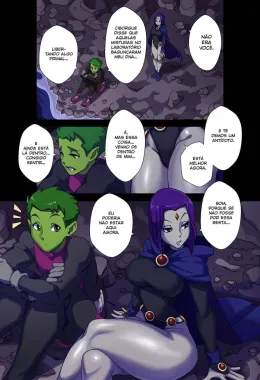 Teen Titans HQ: Mutano Enraba Ravena em um Hentai Cheio de Sacanagem – Em HQ Brasileiro