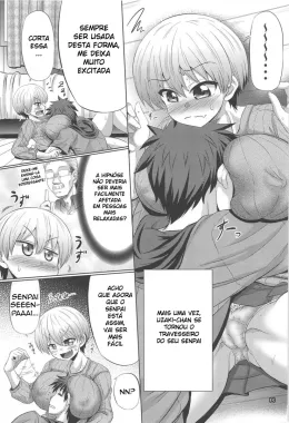 Uzaki-chan – A Piranha dos Seios Enfeitiça e Fode o Shinichi! Em Hentai HQ Brasileiro