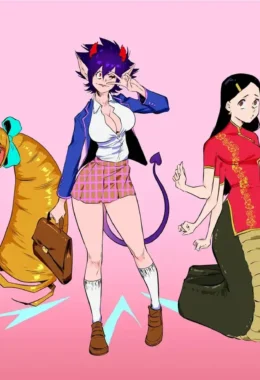 Academia das Garotas Monstro 6 – Peitões – Completo