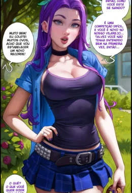 Caça aos ovos com Abigail – Peitões – Quadrinho em Português PT-BR