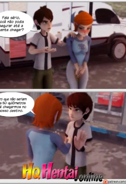 Gwen tem uma surpresa no banheiro – Hentai 3D – Tradução Completa