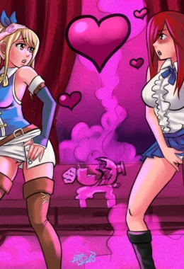Lucy e Erza – HQ Hentai – Em Português
