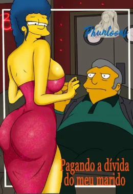 Marge pagando as dividas do marido – Gozando Dentro – Ler Quadrinho Porno PT-BR