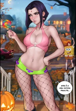 O Halloween da Ravena – HQ Porno – Quadrinho em Português PT-BR