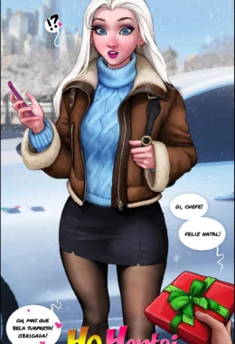 Presente de Natal da Elsa – HQ Porno – Ler Quadrinho Porno PT-BR