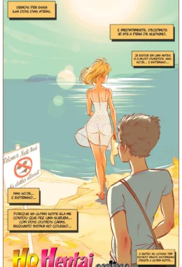Sexo na Praia de Nudismo – HQ De Sexo – Ler Quadrinho Porno PT-BR
