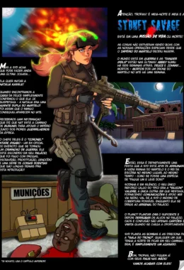 Sydney e o Coronel Gisabo – Gozando Dentro – Ler Quadrinho Porno PT-BR