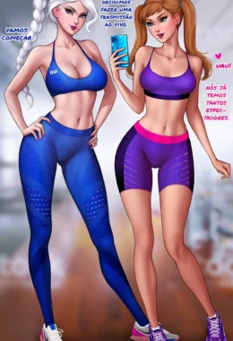 Treinando com Elsa – Aroma Sensei – Sem Censura