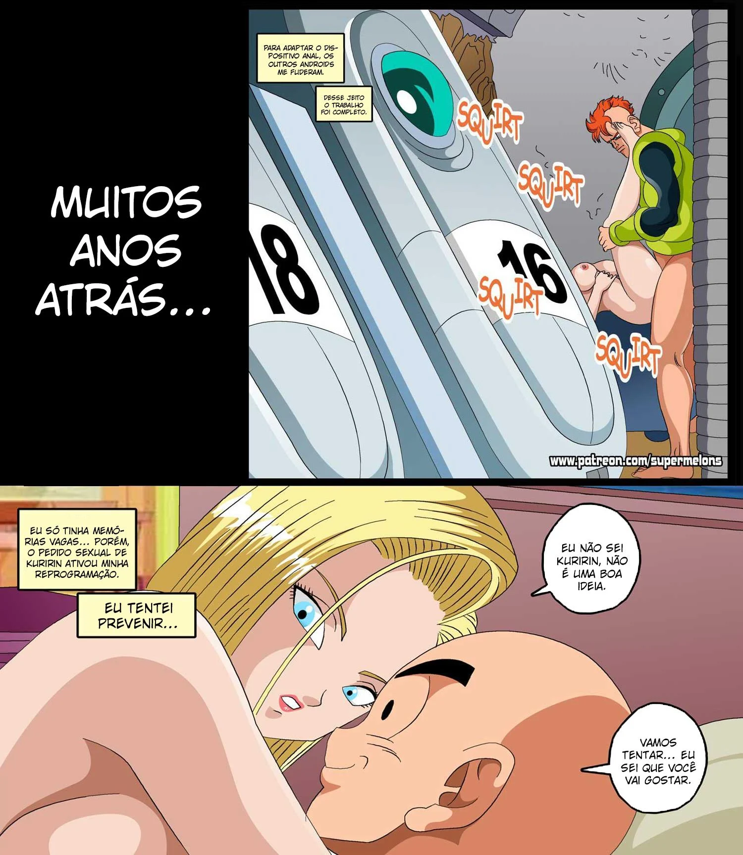 A armadilha da Andróide 18 – Sexo Grupal – Tradução Completa A armadilha da Andróide 18 – Sexo Grupal – Tradução Completa