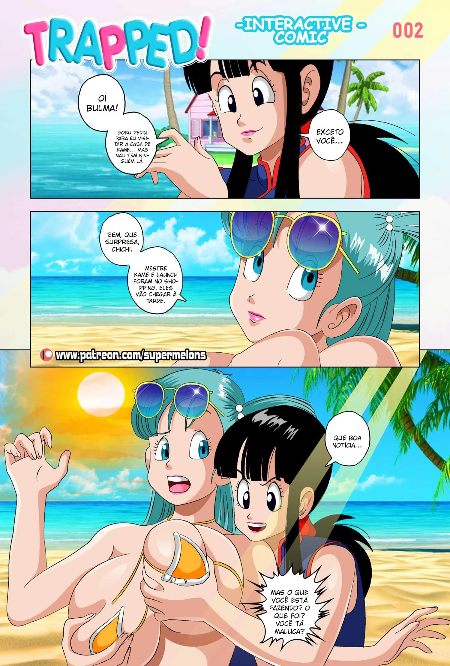 A armadilha da Andróide 18 – Sexo Grupal – Tradução Completa