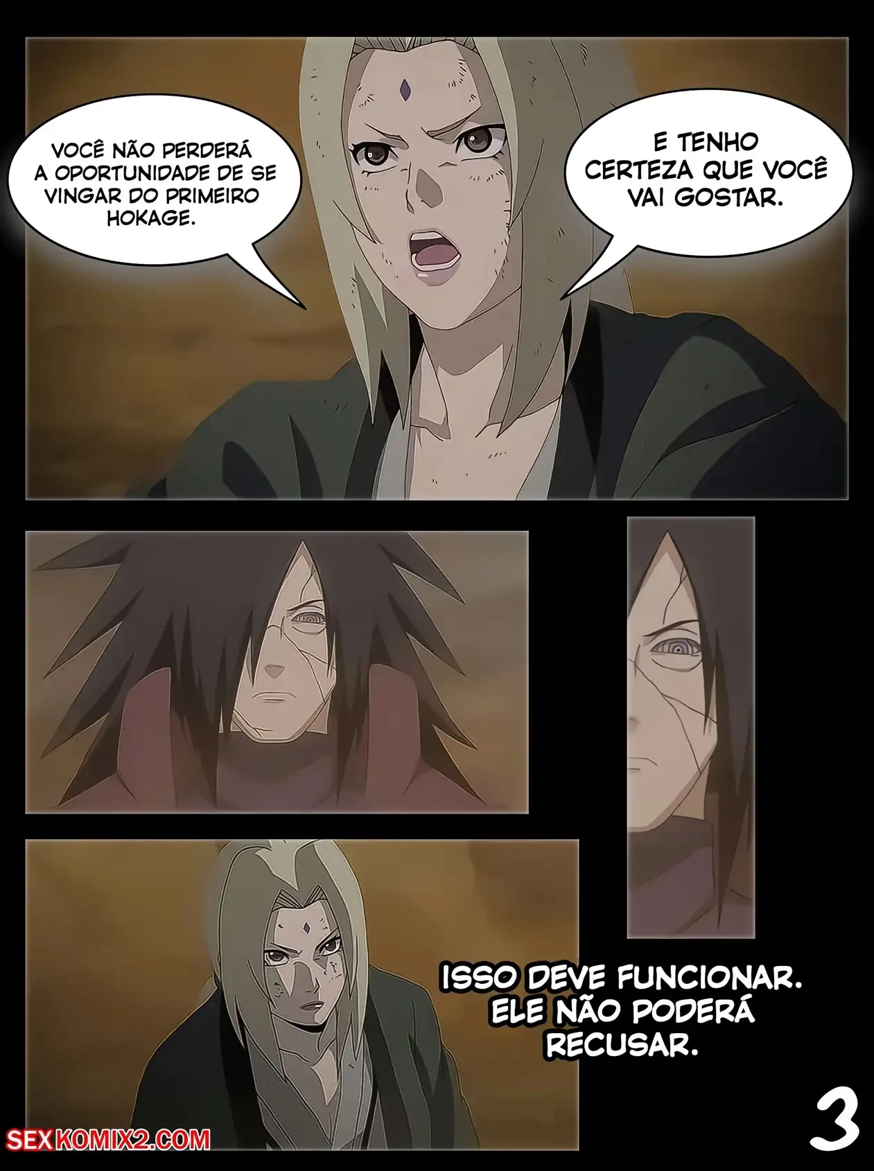 A Armadilha das Kunoichis &ndash; Boquete &ndash; Quadrinho em Portugu&ecirc;s PT-BR