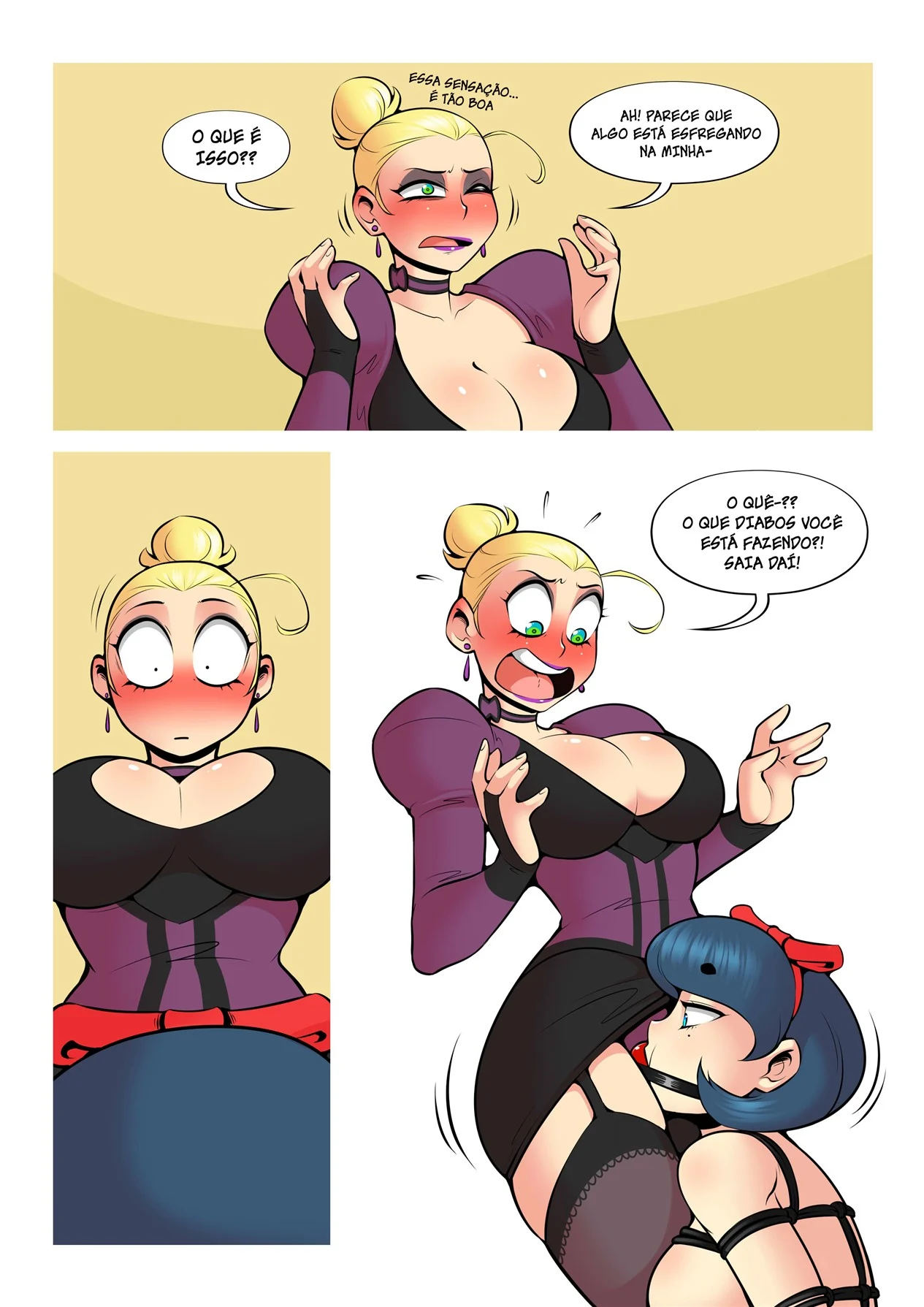 A Aventura Pervertida da Branca de Neve &ndash; Yuri &ndash; Quadrinho De Sexo Em PT-BR