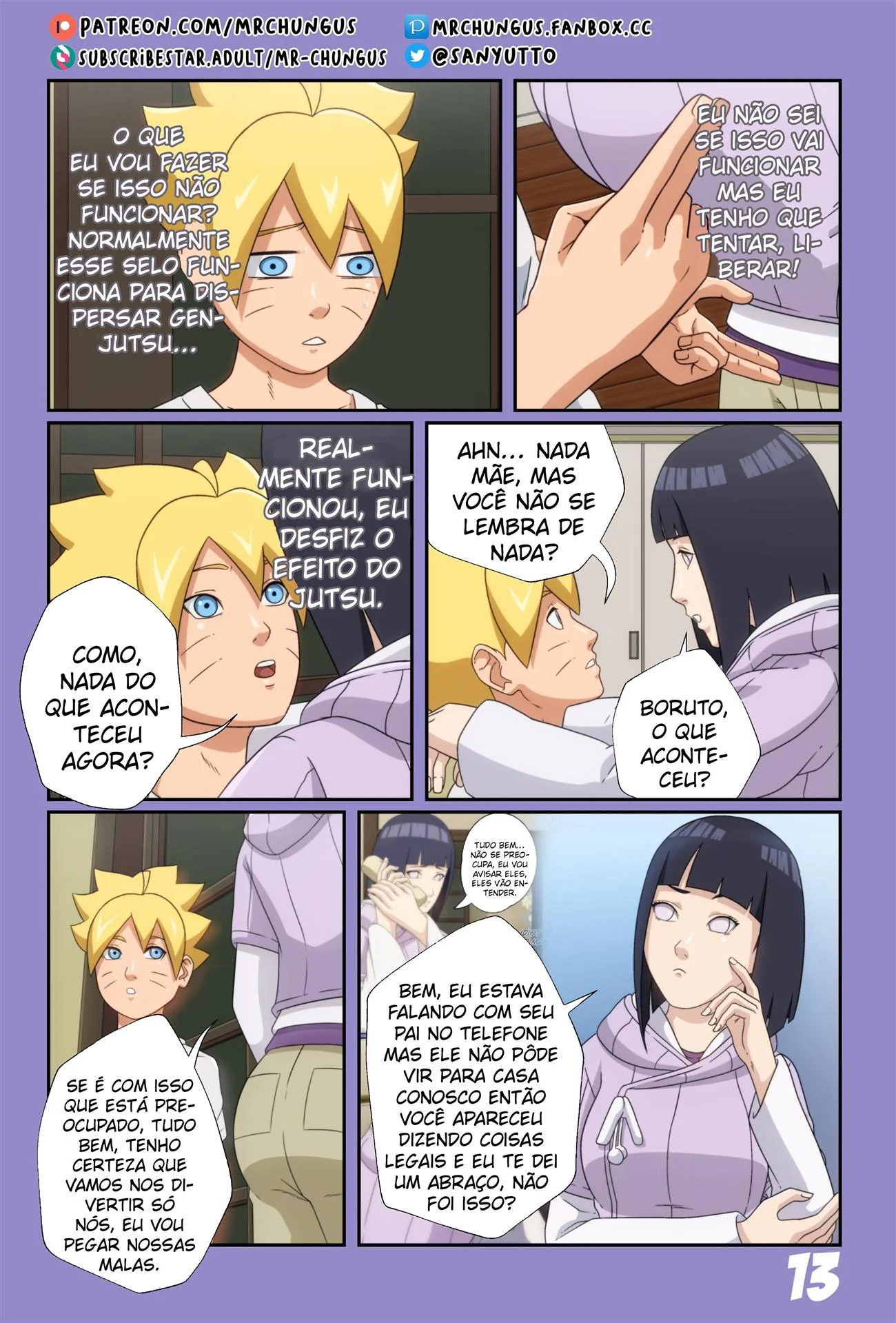A aventura pervertida de Boruto 2 &ndash; Hentai &ndash; Em Portugu&ecirc;s