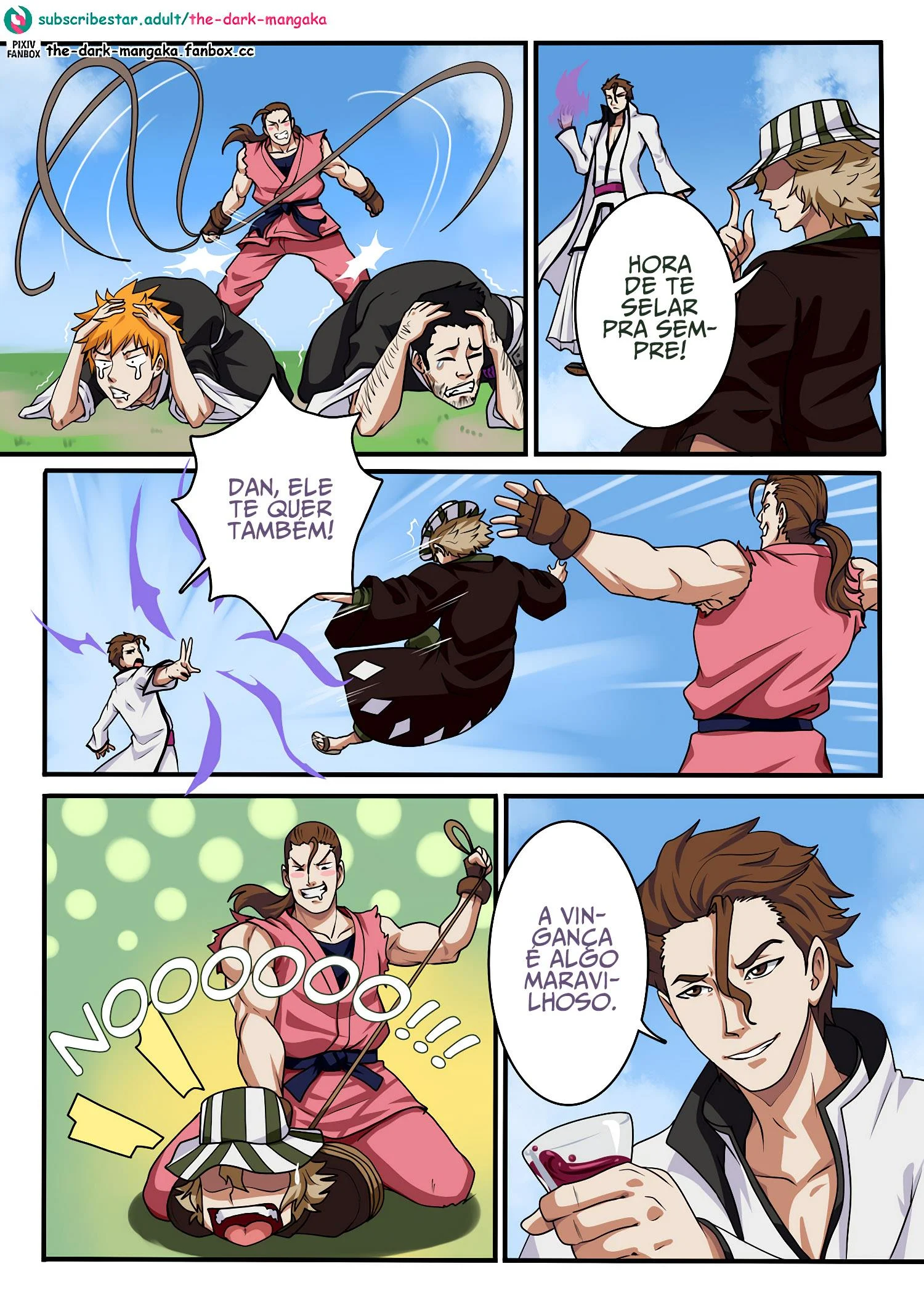 A bandana m&aacute;gica &ndash; Street Fighter Hentai &ndash; Ler Quadrinho Completos