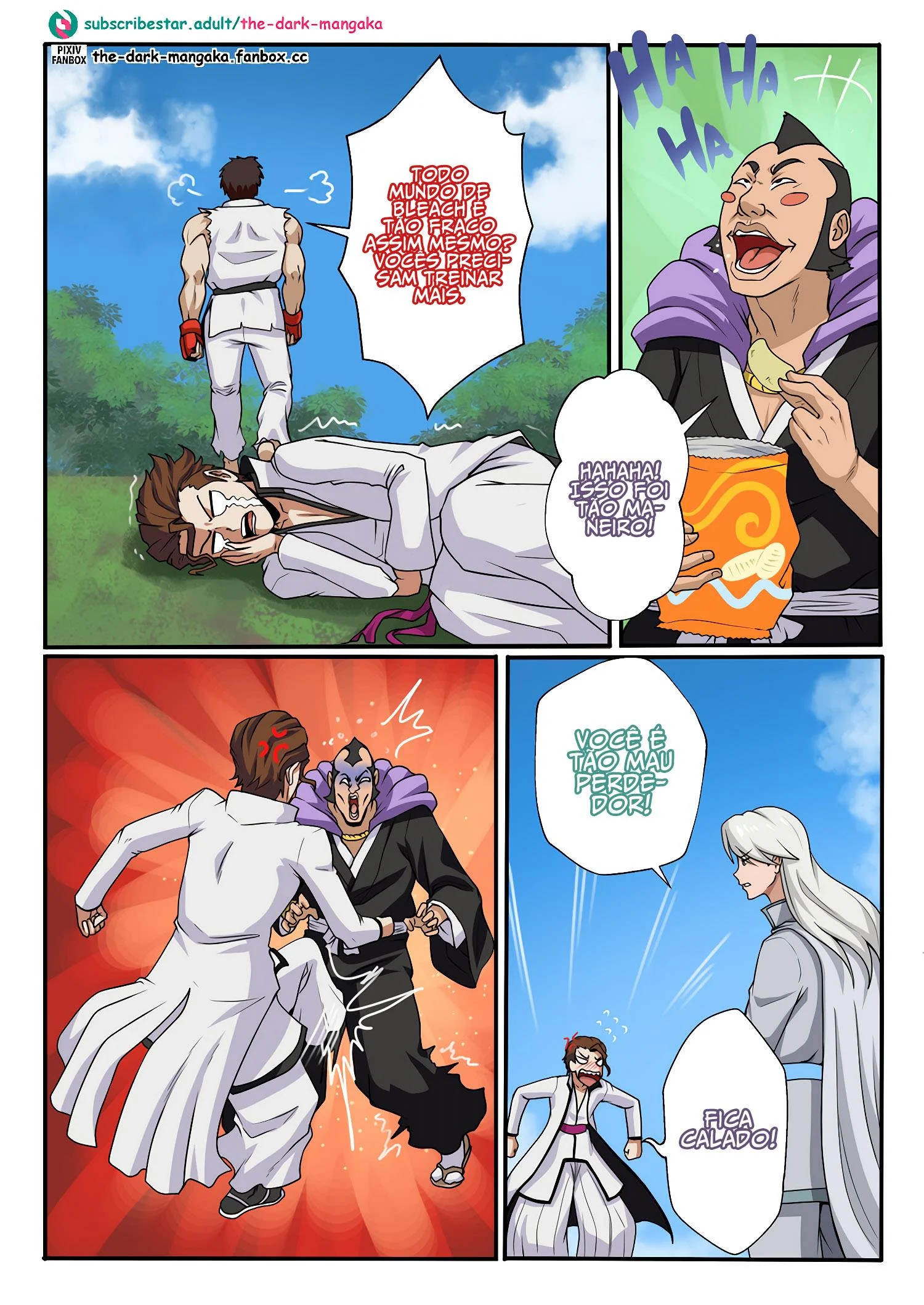 A bandana m&aacute;gica &ndash; Street Fighter Hentai &ndash; Ler Quadrinho Completos