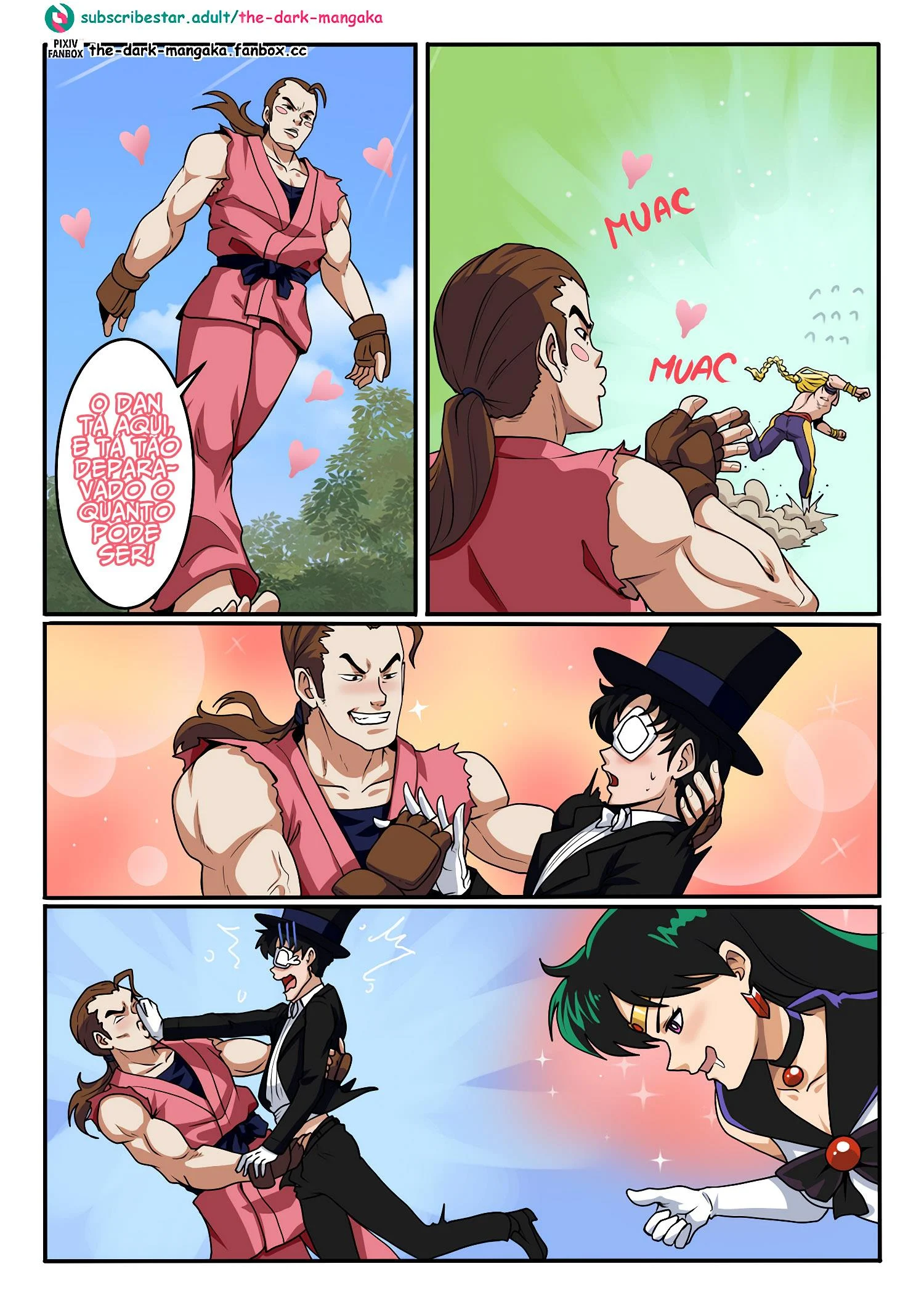 A bandana m&aacute;gica &ndash; Street Fighter Hentai &ndash; Ler Quadrinho Completos