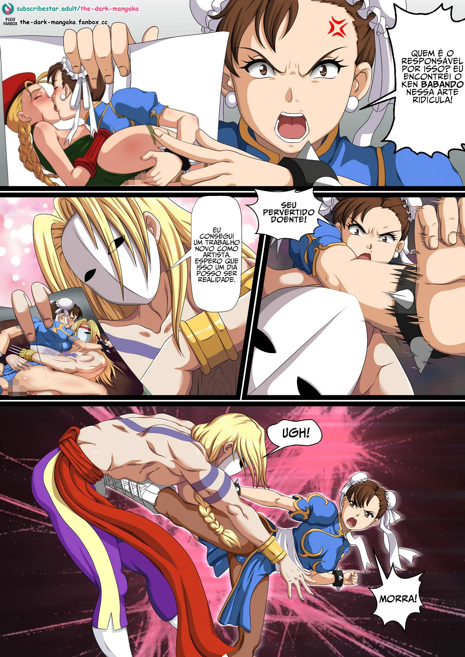 A bandana m&aacute;gica &ndash; Street Fighter Hentai &ndash; Ler Quadrinho Completos