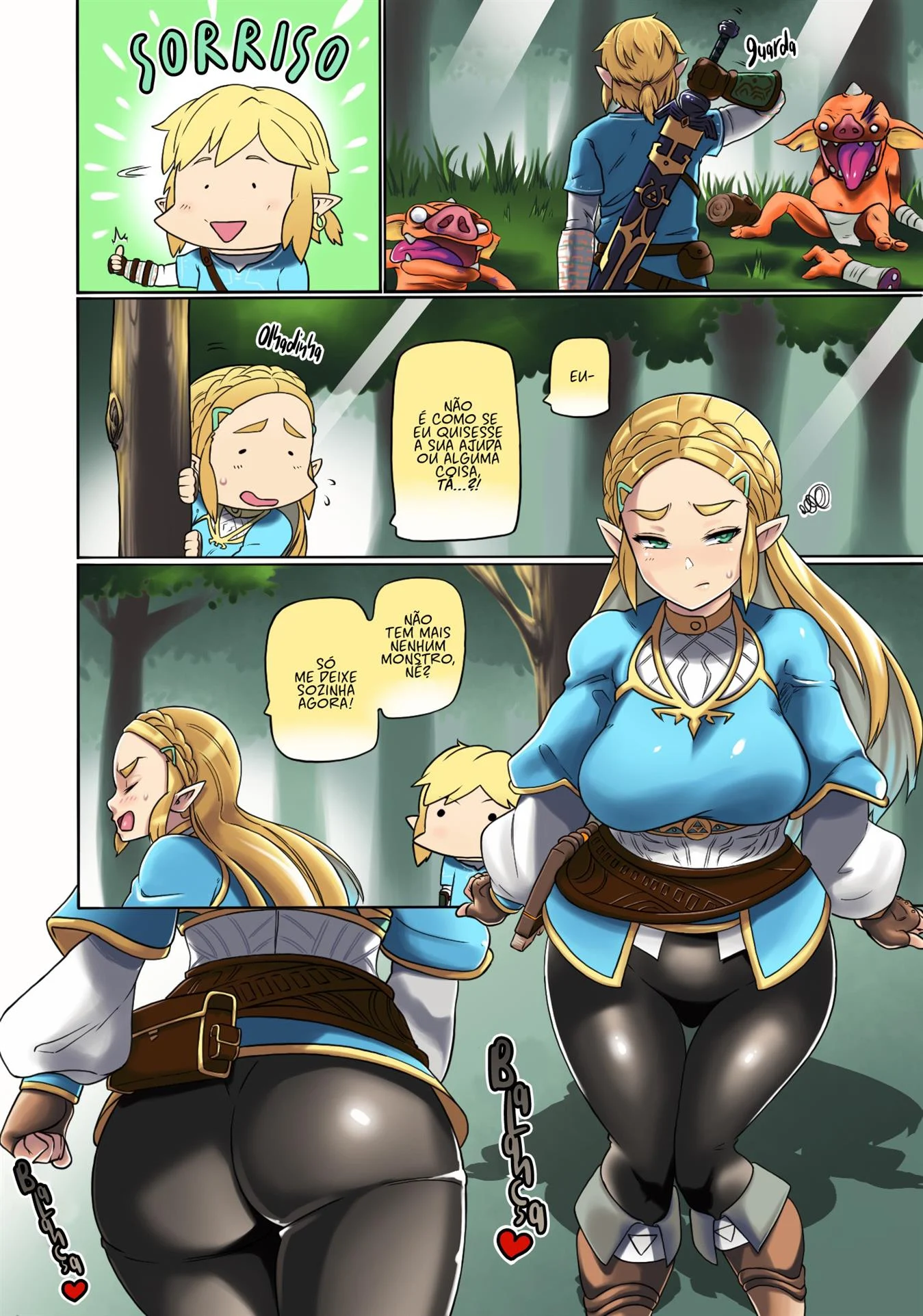 A Bunda da Princesa Zelda &ndash; Hentai &ndash; Todo em PT-BR