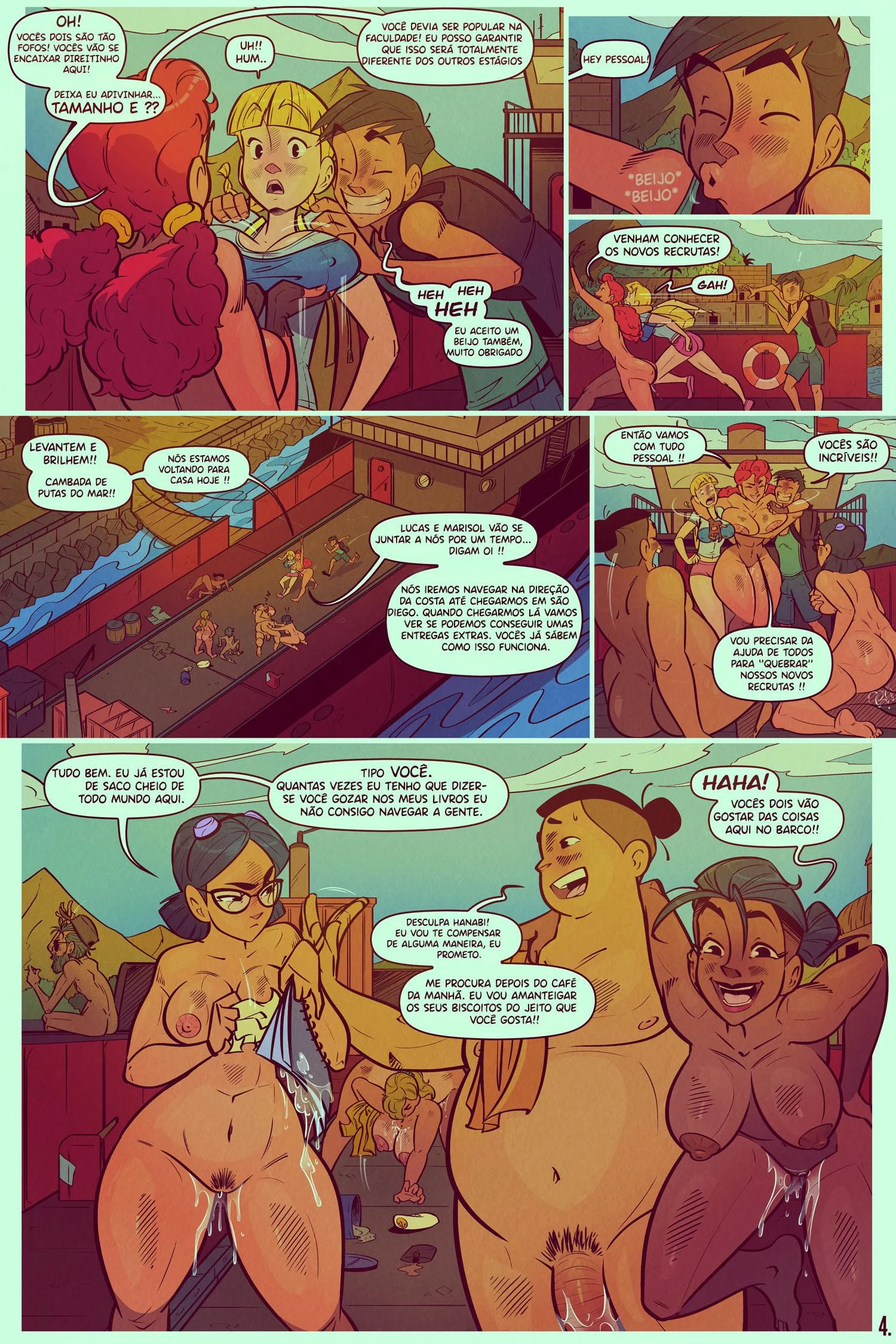 A Capit&atilde; Connie &ndash; HQ Hentai &ndash; Todo em PT-BR