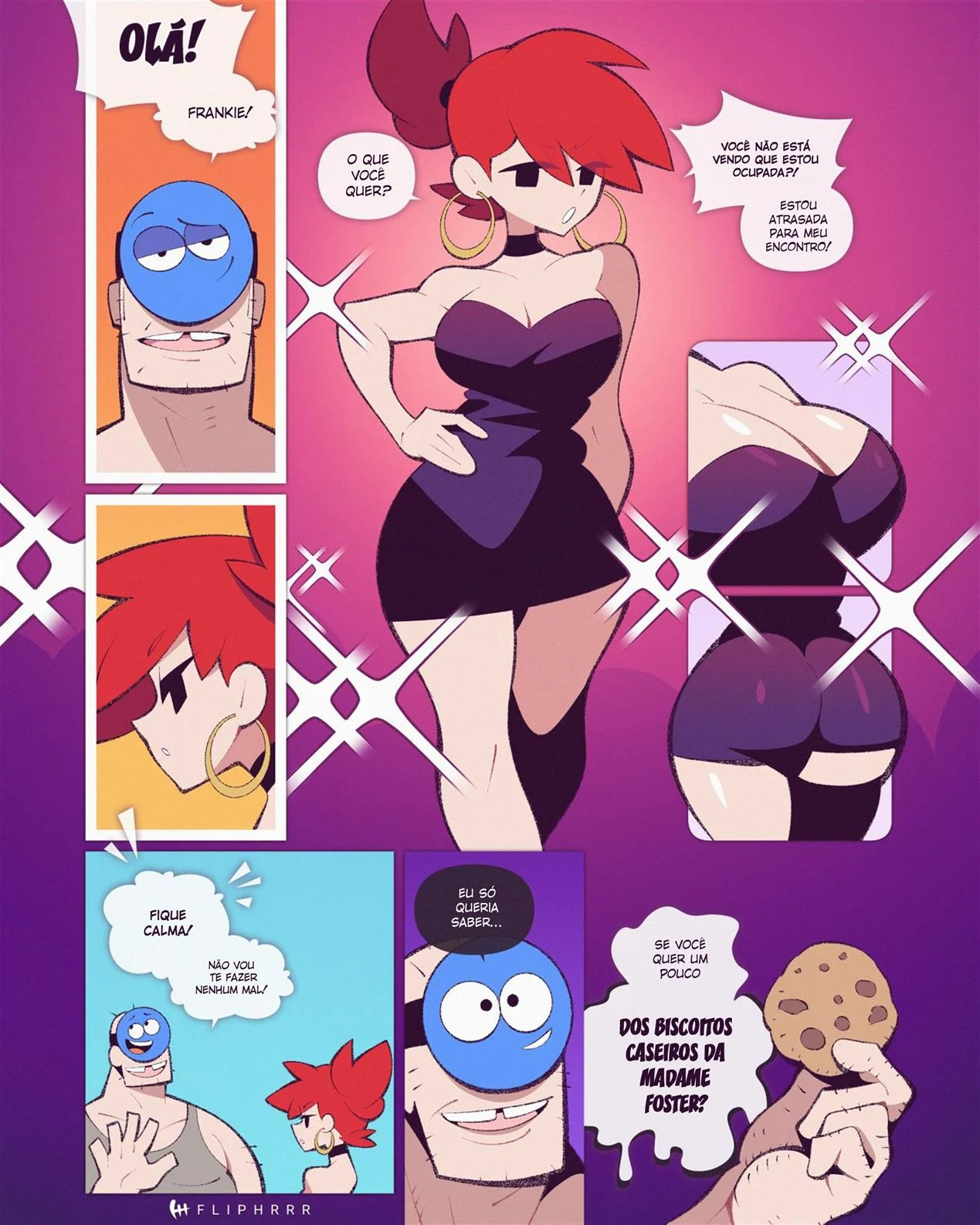 A Chantagem de Blue &ndash; Cartoon &ndash; SuperHQ