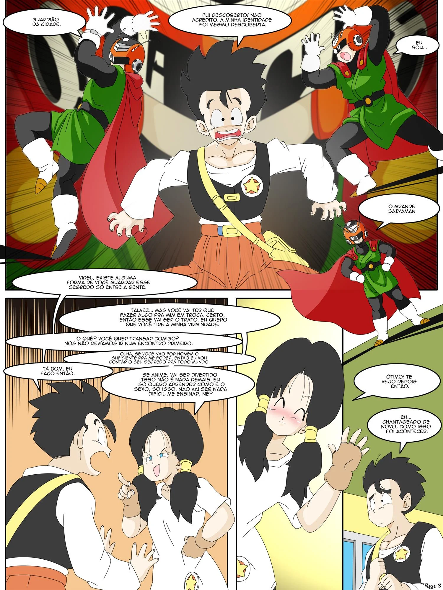 A chantagem de Videl &ndash; Peit&otilde;es &ndash; Hentai em Portugu&ecirc;s