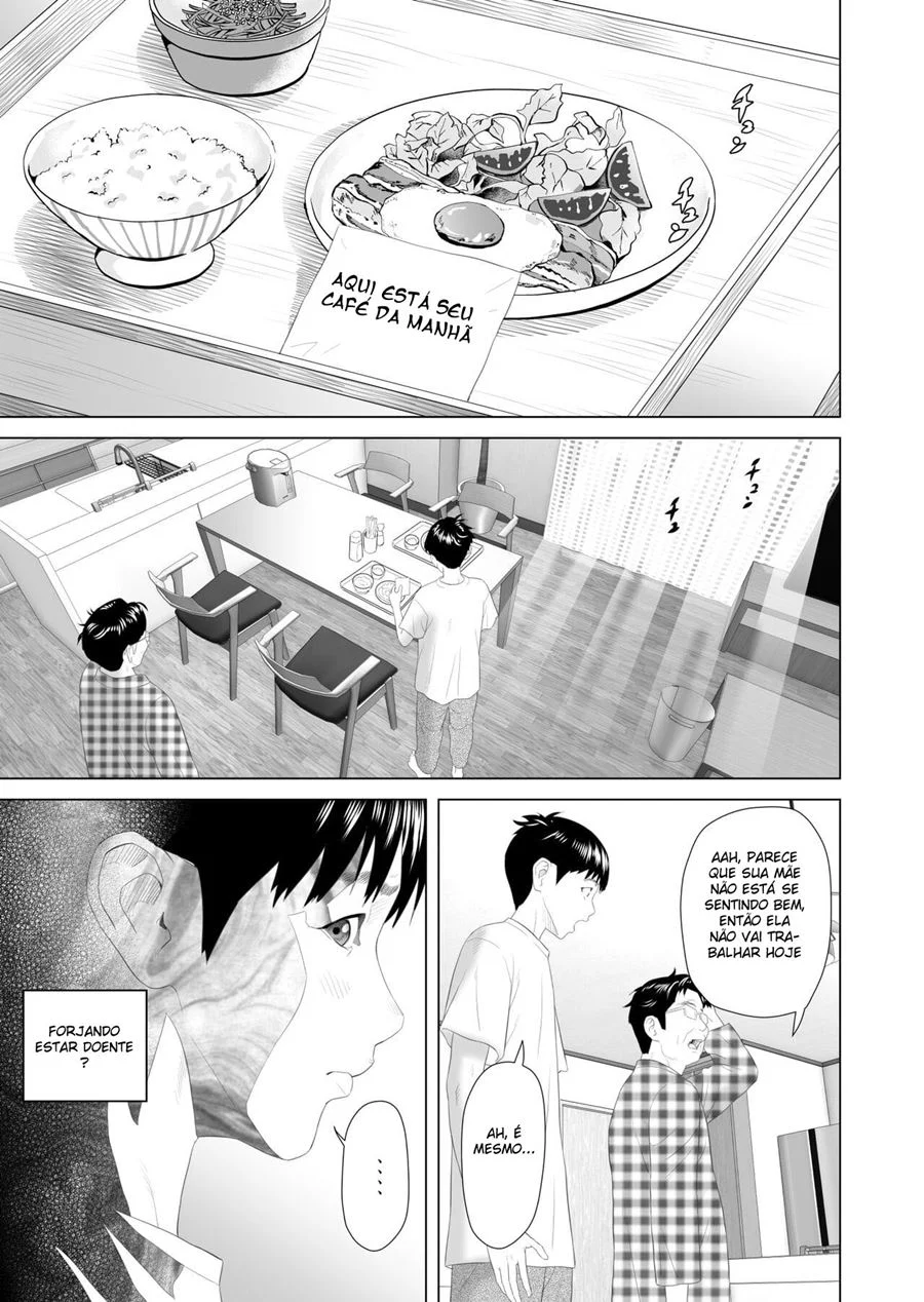 A História de Como eu Vim Acabar Assim com Minha Mãe 3 – Hentai Preto e Branco – Todo em PT-BR