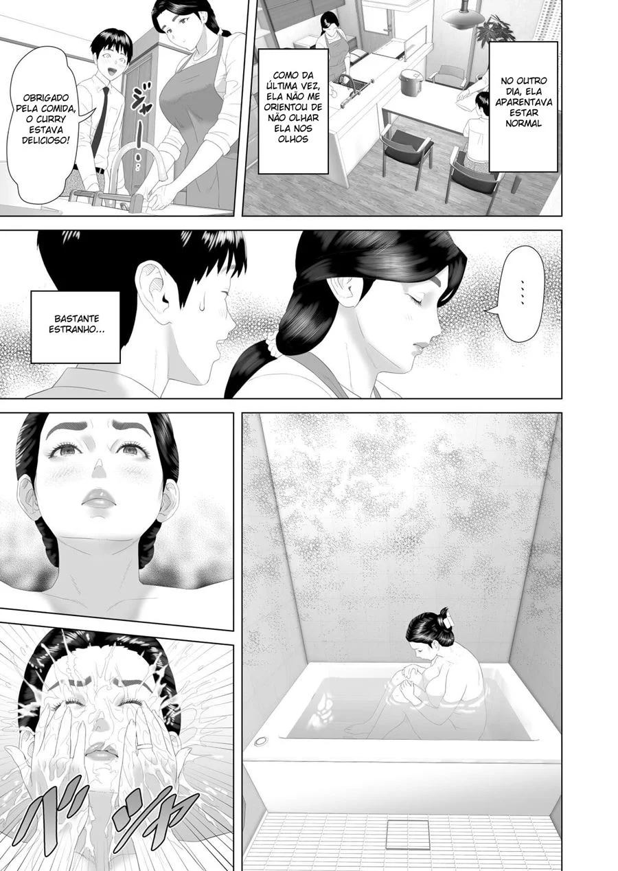 A História de Como eu Vim Acabar Assim com Minha Mãe 3 – Hentai Preto e Branco – Todo em PT-BR