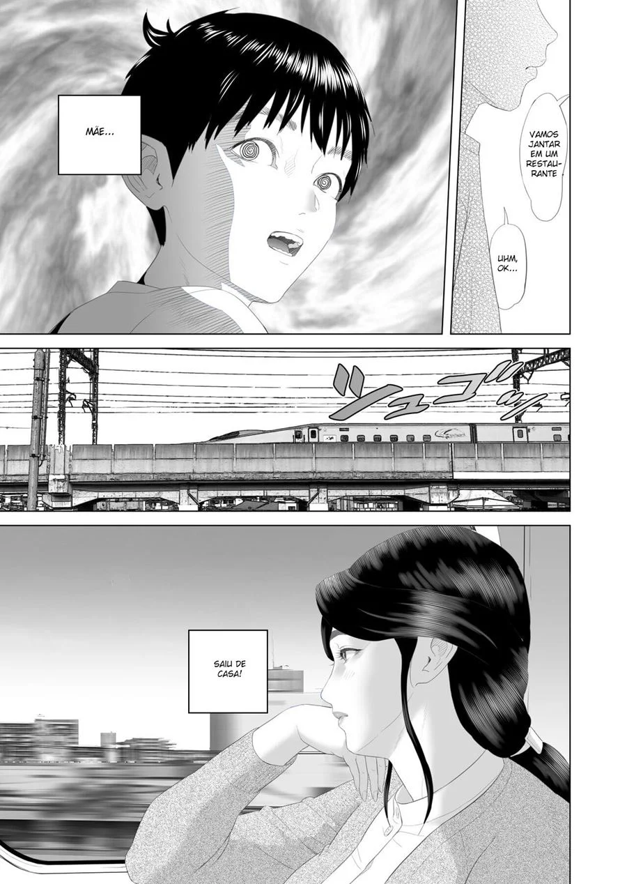 A História de Como eu Vim Acabar Assim com Minha Mãe 3 – Hentai Preto e Branco – Todo em PT-BR