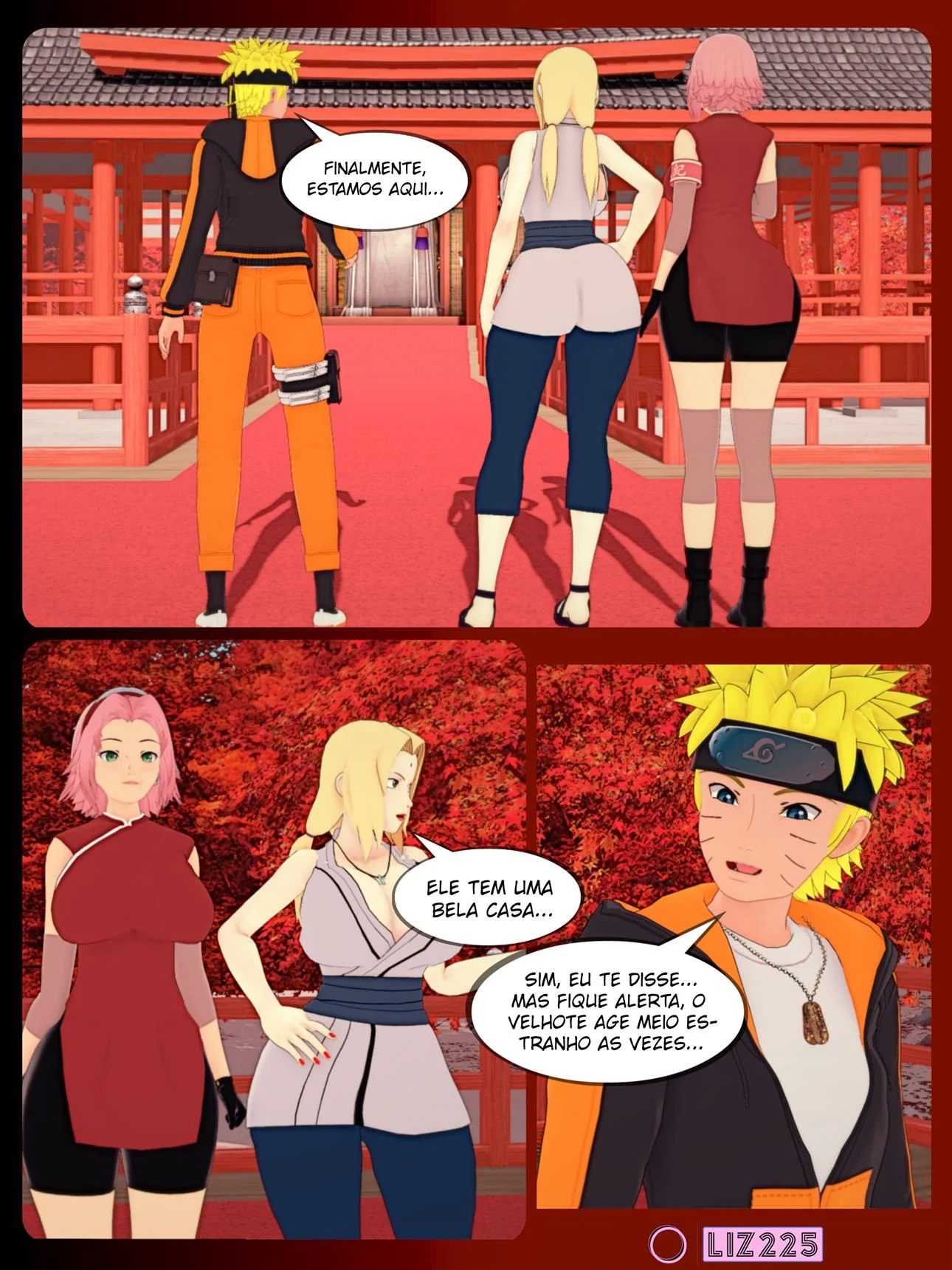 A hist&oacute;ria secreta de Naruto &ndash; Loira &ndash; Quadrinho em Portugu&ecirc;s PT-BR