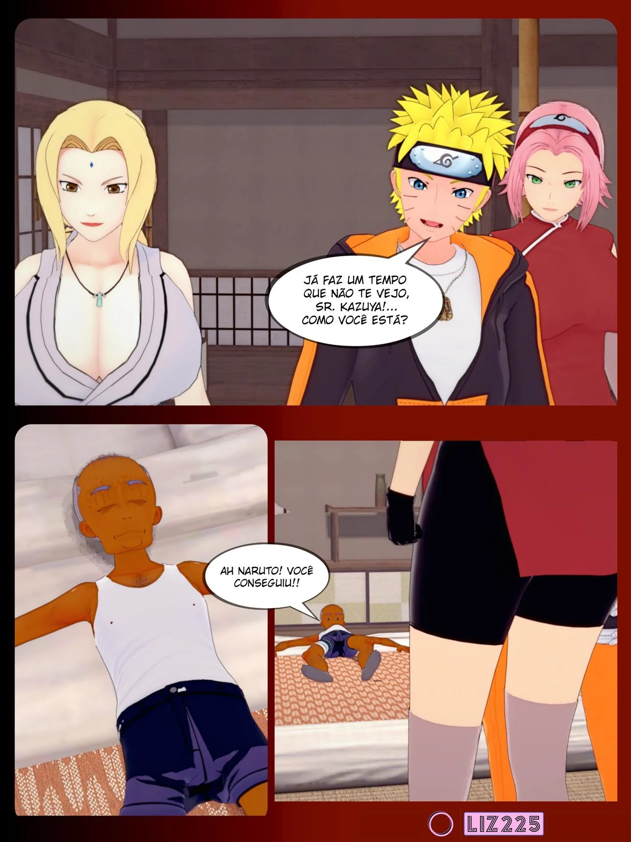 A hist&oacute;ria secreta de Naruto &ndash; Loira &ndash; Quadrinho em Portugu&ecirc;s PT-BR