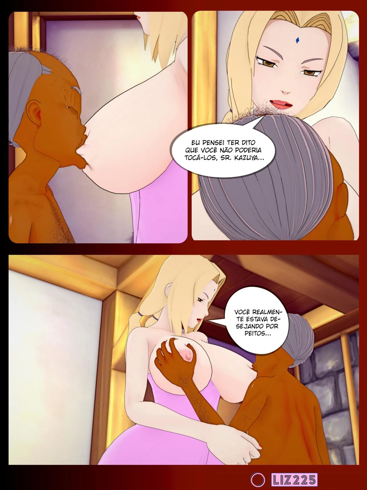 A hist&oacute;ria secreta de Naruto &ndash; Loira &ndash; Quadrinho em Portugu&ecirc;s PT-BR