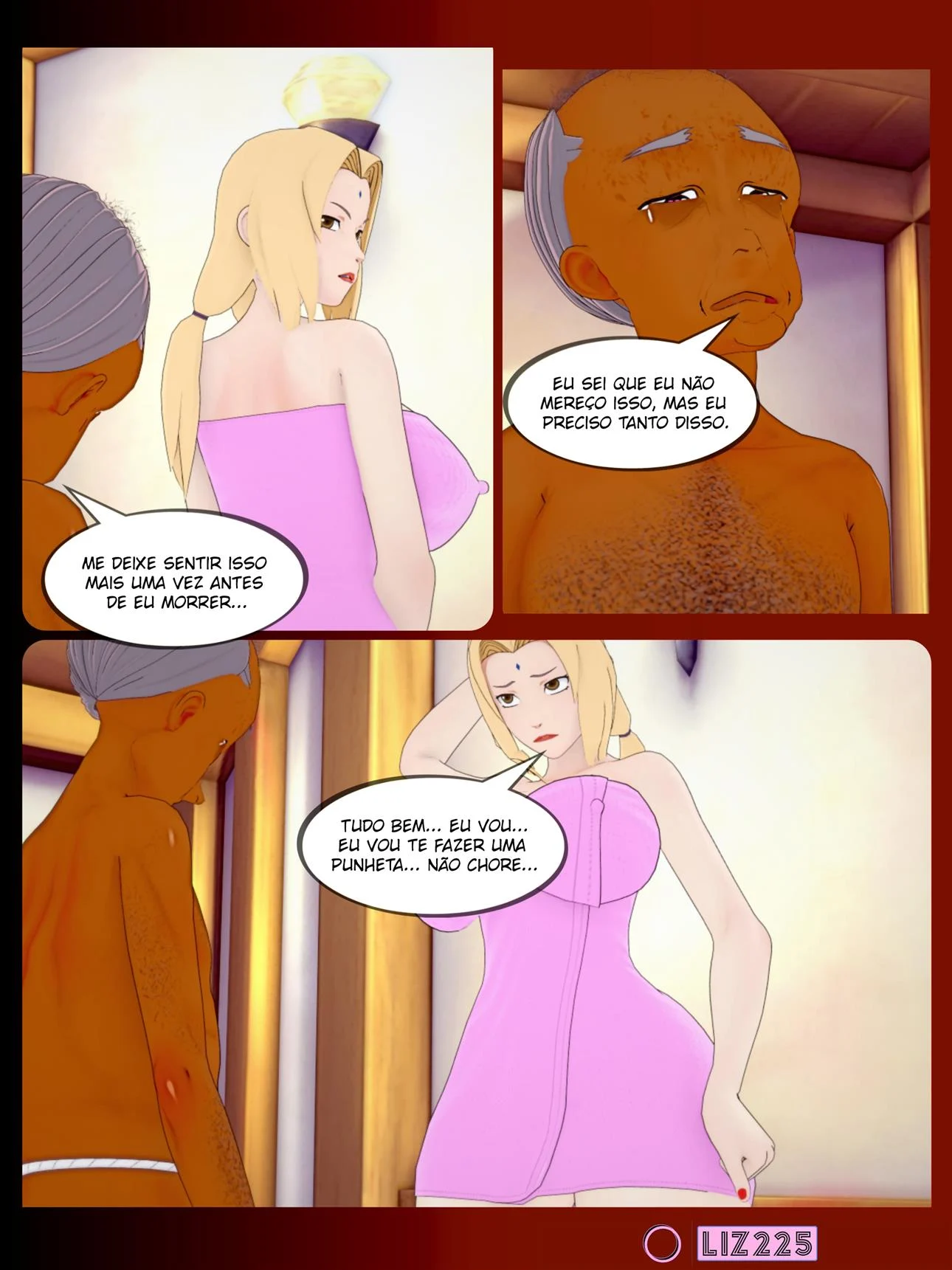 A hist&oacute;ria secreta de Naruto &ndash; Loira &ndash; Quadrinho em Portugu&ecirc;s PT-BR