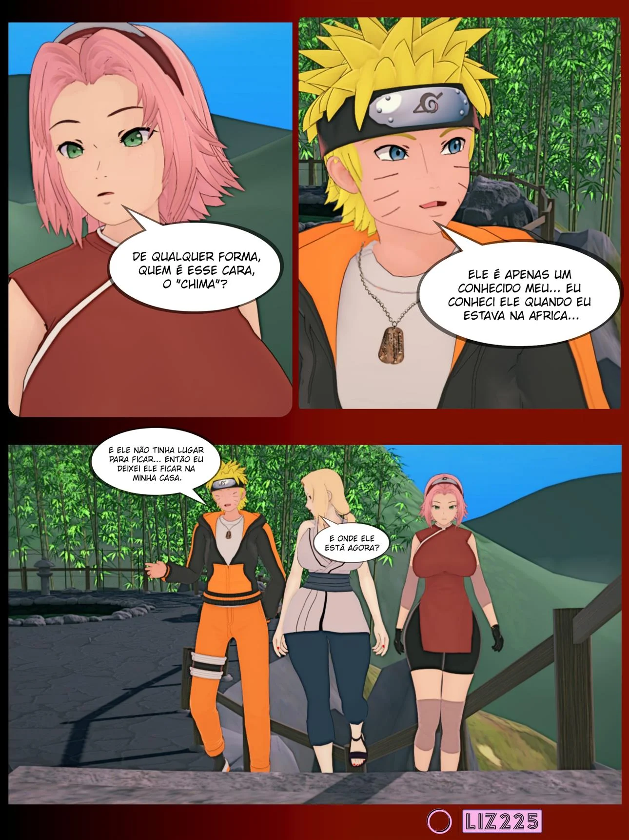 A hist&oacute;ria secreta de Naruto &ndash; Loira &ndash; Quadrinho em Portugu&ecirc;s PT-BR