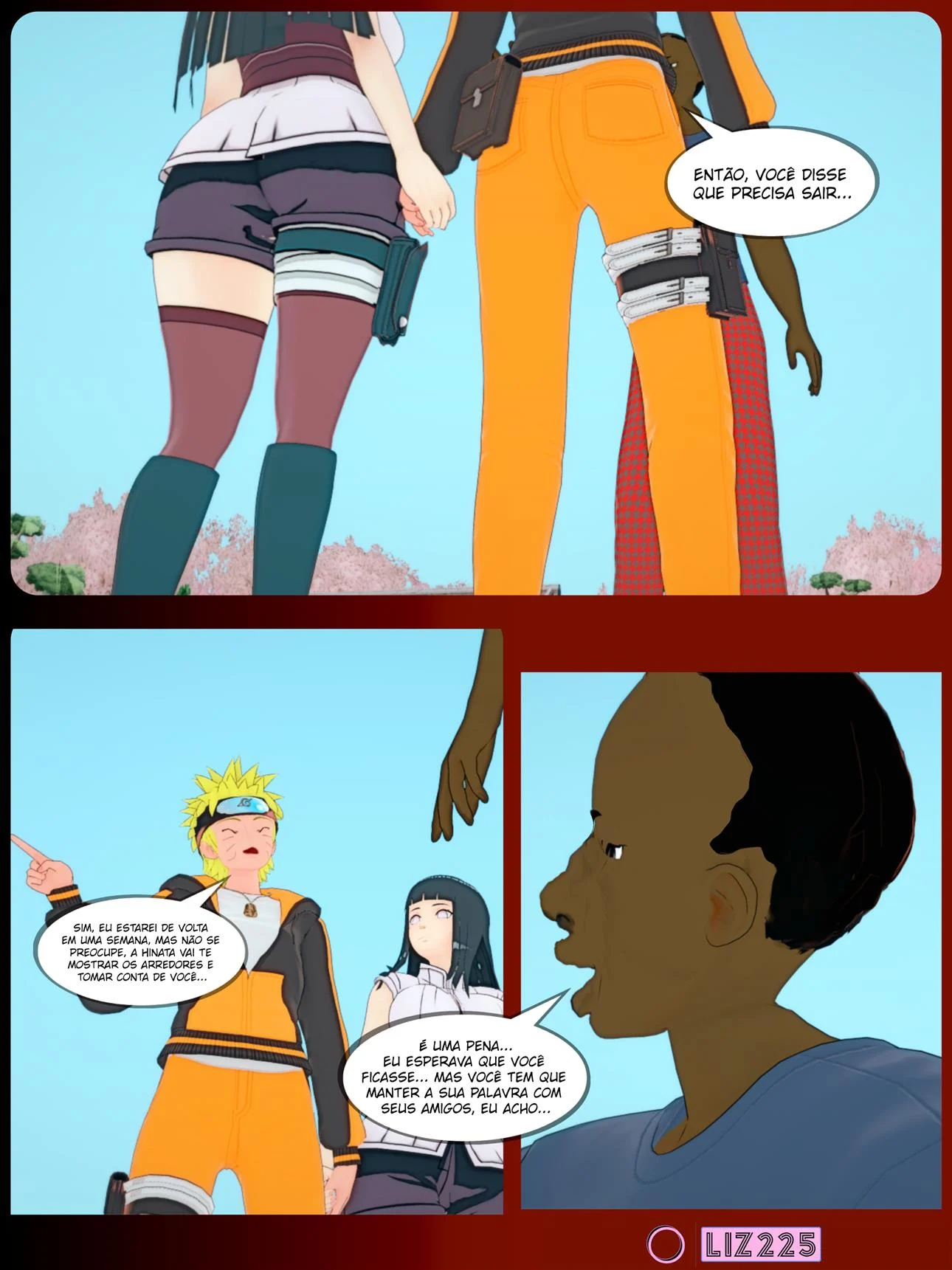 A hist&oacute;ria secreta de Naruto &ndash; Loira &ndash; Quadrinho em Portugu&ecirc;s PT-BR