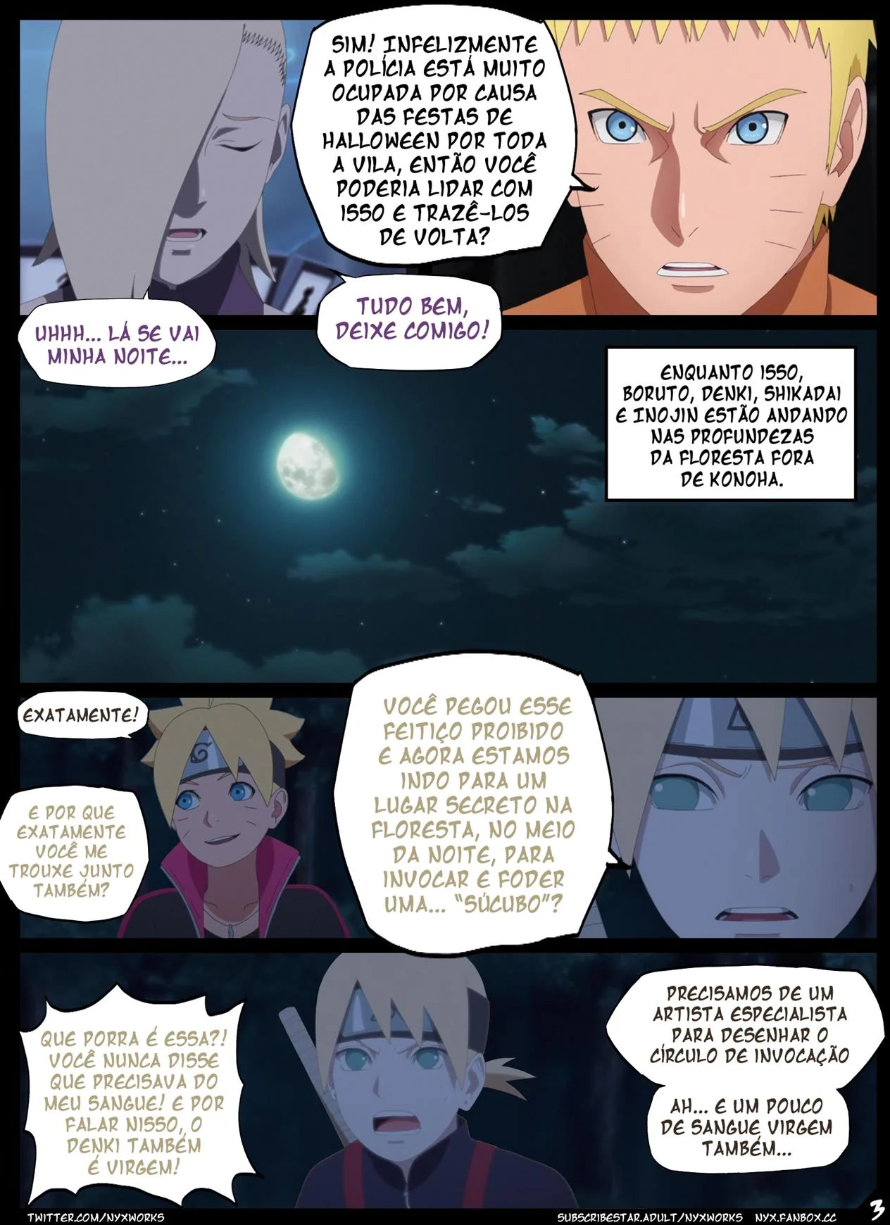 A Noite do Ritual – Hentai Sem Censura – Tradução Completa