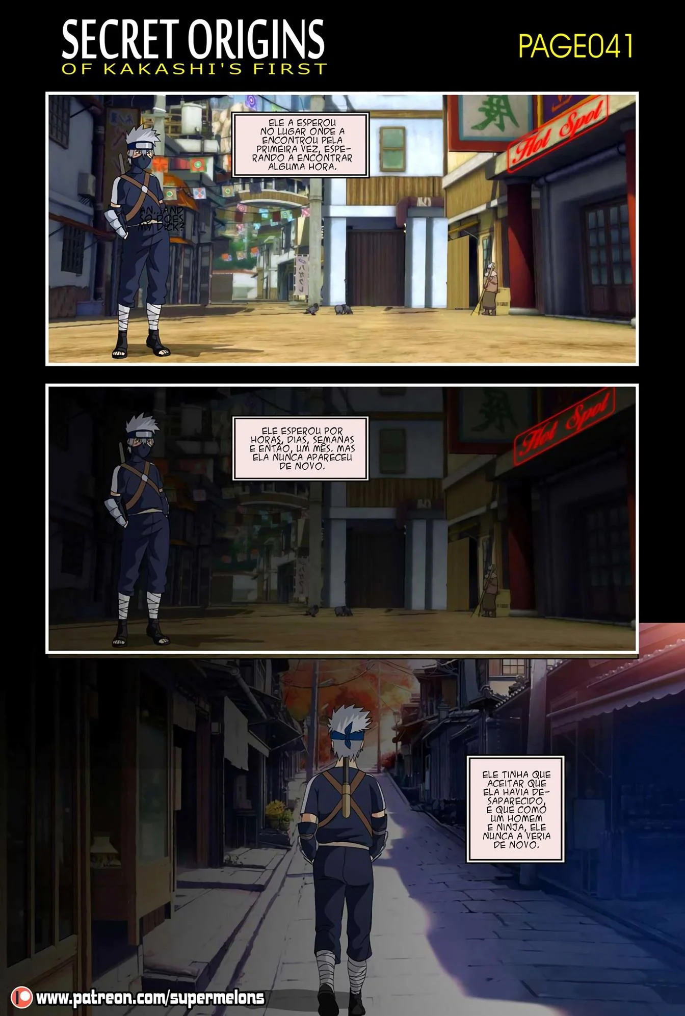 A primeira vez de Kakashi &ndash; Trai&ccedil;&atilde;o &ndash; Tradu&ccedil;&atilde;o Nacional