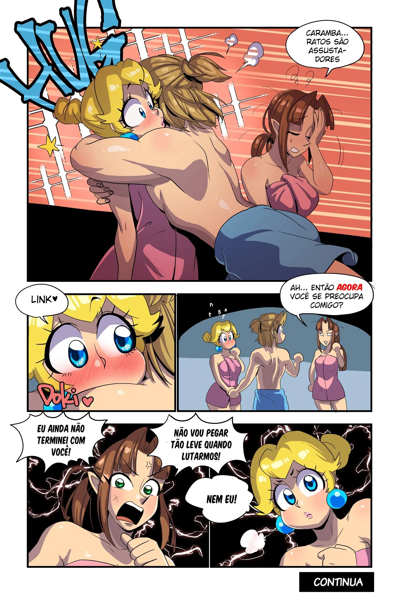 A princesa lutadora 2 &ndash; The Legend of Zelda Hentai &ndash; Sem Censura