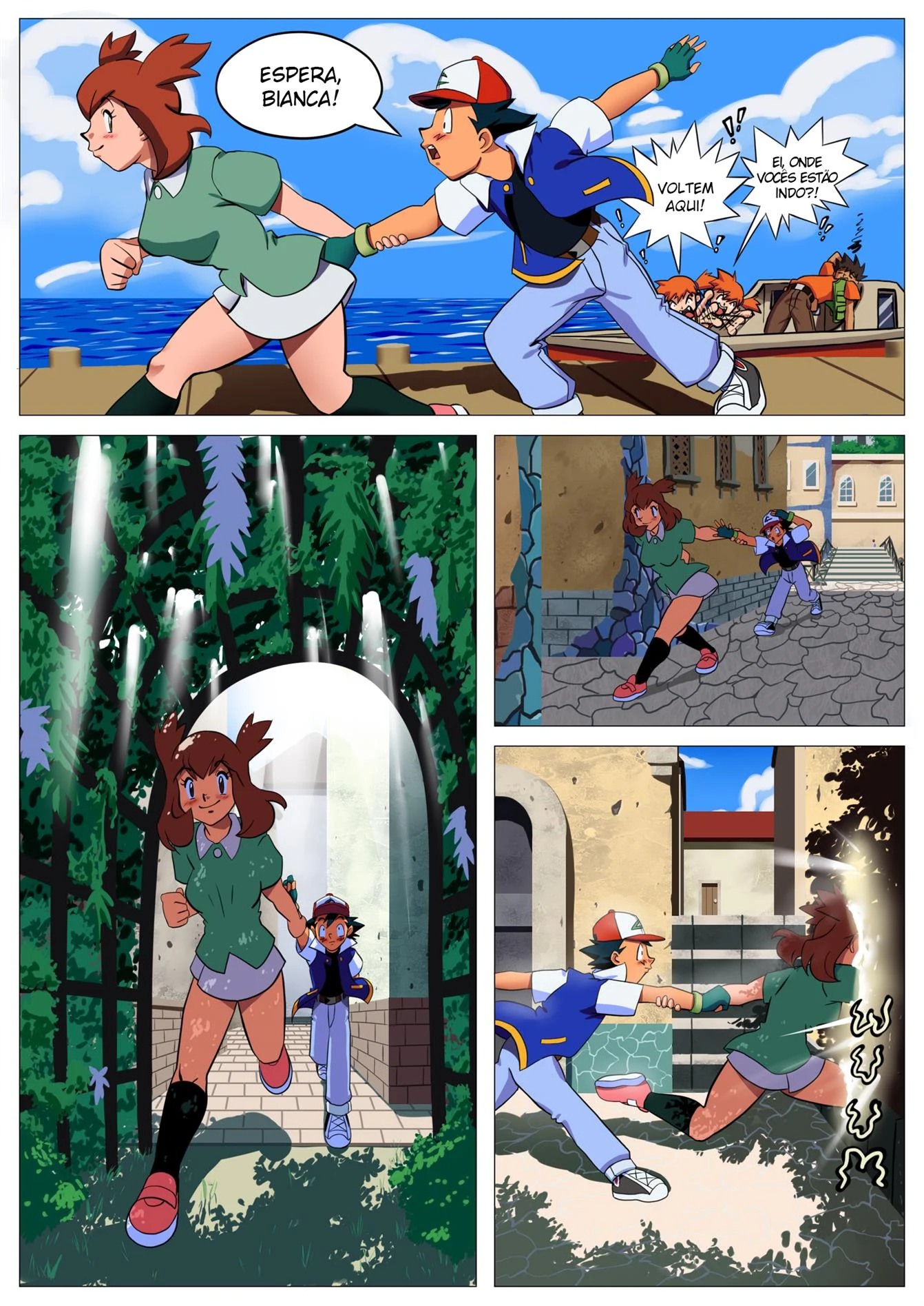 A recompensa de Ash &ndash; Gozando Dentro &ndash; Quadrinho em Portugu&ecirc;s PT-BR