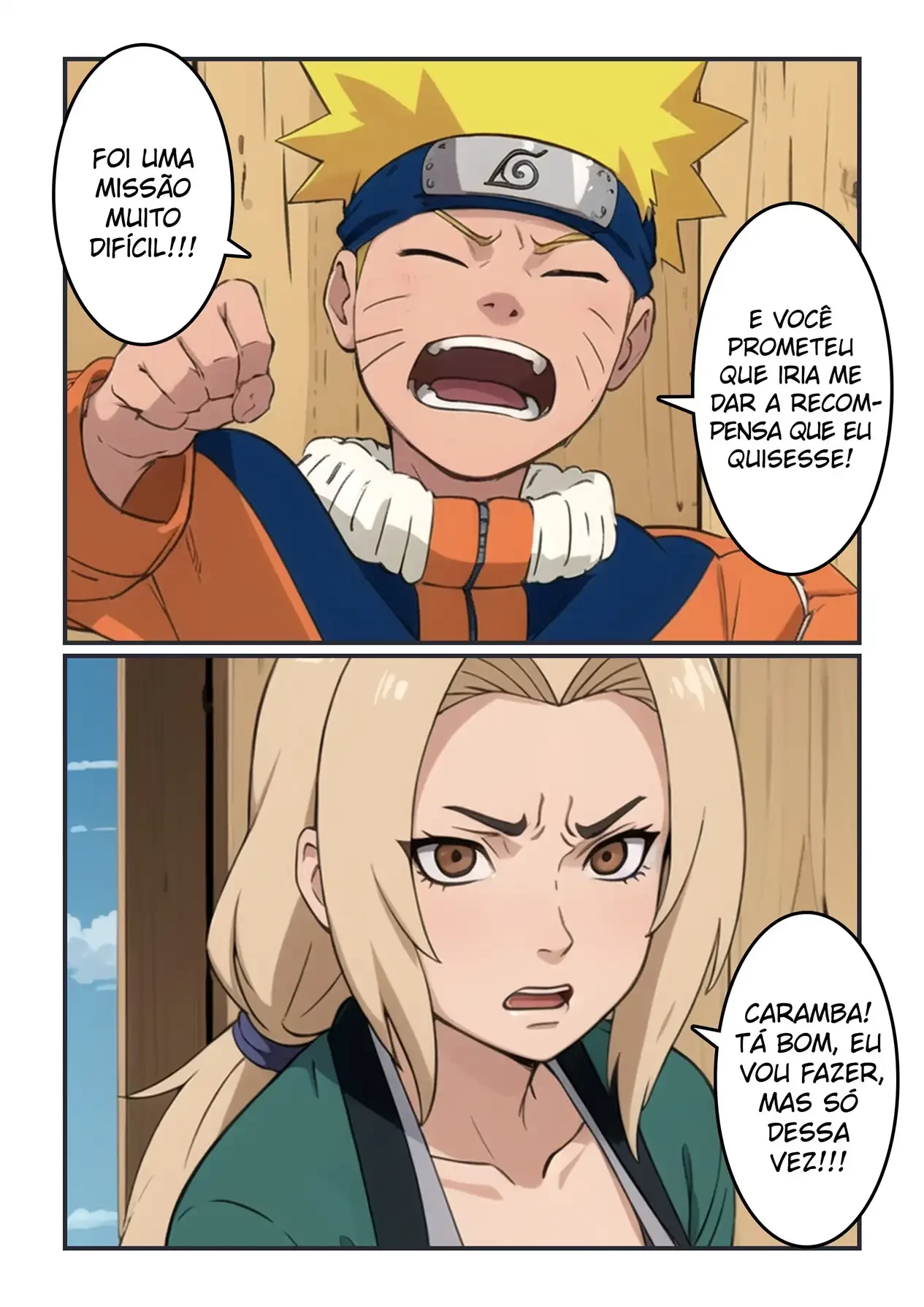 A Recompensa de Naruto Ap&oacute;s a Miss&atilde;o &ndash; HQ Hentai &ndash; Completo